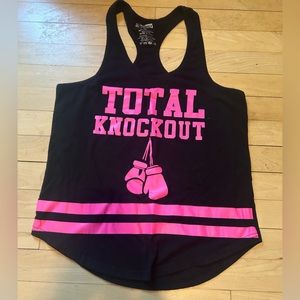 Total Knockout Boxing Kickboxing Tank Top Size M